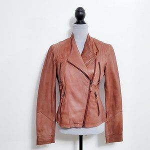Wilsons Ric Tan/Brown Leather Jacket